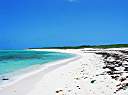 Nancy on the beach at Nancy and Walker's secret beach on Anegada