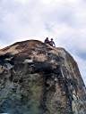 Taylor and Tannah on top of the Baths