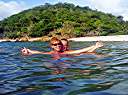 Swimming at Davide's Beach