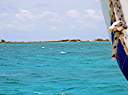 Arriving at the Anegada channel