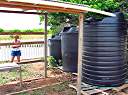 Watern cistern at the Anegada Botanical Garden