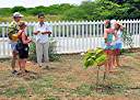 Shirley gives us a tour of the Anegada Botanical Garden