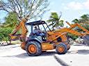 The backhoe is in the blood
