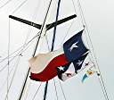 Flags flying on Arpeggio: Texas, Mangum, and TTOL