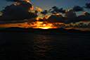 Sunset over Tortola (from Cooper Island).