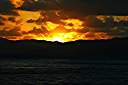 Sunset over Tortola (from Cooper Island).