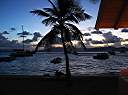 Sunset over Tortola (from Cooper Island).