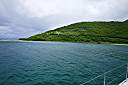 Panorama of Brandywine Bay, Tortola.