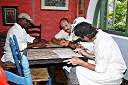 Taste of the Caribbean Competition
Fundraising / Chef's Practice Dinner
Brandywine Bay Restaurant

The team at work in the planning phase.