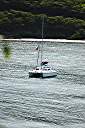 Cat Tales moored in Brandywine Bay.