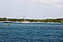 New buoyed entrance into Trellis Bay.
