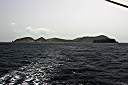 Ginger Island and Carval Rock, viewed from Markoe Point, Cooper Island.