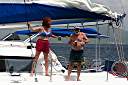 April and Bill Tyer at Manchioneel Bay