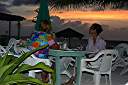 Sunset dinner at Cow Wreck