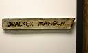 Walker's office nameplate from Trash Beach