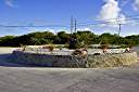 Christmas tree in the Anegada roundabout.