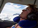 Nancy enjoying the trip to Florida.