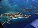 Flying up the Exumas.