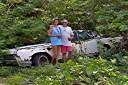 Nancy and Malcom at Smuggler's Cove. The Continental is famous on Tortola as being the "Queen's Lincoln". It belonged to Bob Denniston, who operated the honour bar at Smuggler's Cove. Queen Elizabeth rode in the Continental when she made her second visit to the BVI in 1967