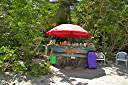 Beach bar at Smuggler's Cove.