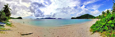 Panorama of Smuggler's Cove, Tortola