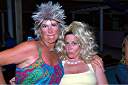 Party at Potter's. We met a group of people earlier at Neptune's that had a bag of wigs. We spent the night partying with them - swapping wigs after every dance.
