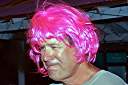 Party at Potter's. We met a group of people earlier at Neptune's that had a bag of wigs. We spent the night partying with them - swapping wigs after every dance.