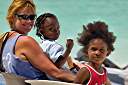 Auntie Nancy with Ebony and Trayesha.