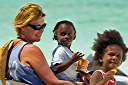 Auntie Nancy with Ebony and Trayesha.