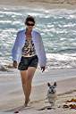 Cele and Donatella on a morning walk at Cow Wreck Beach.