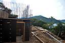 Wali Nikiti construction site - cistern casting underway.