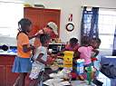 Making Christmas cookies with the girls.