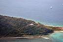 Flying past the Wali Nikiti construction site on Scrub Island on the way to Anegada with Davide and Cele.