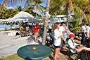 Watching the Dark and Stormy lay day dinghy races at Neptune's Treasure.