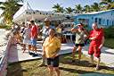 Watching the Dark and Stormy lay day dinghy races at Neptune's Treasure.