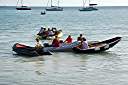 Dark and Stormy lay day activities at Neptune's Treasure: dinghy races.