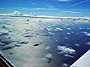 Looking out over the Atlantic between West Palm beach and Providenciales.