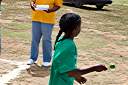 Spring Sports Day at Anegada's Claudia Creque Education Center.
Janesha won the egg race - but done with limes on Anegada.