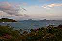 Evening on Tortola at Davide and Cele's.