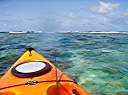 Looking at the reef from the inside.