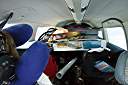 The plane is loaded as usual for a trip to Anegada. Nottice that we will be increasing the flamingo population.