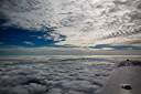 Eastbound at 9,000 feet - about 2,000 miles to go. Today's destination is Palm Beach Gardens, Florida.