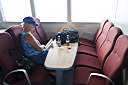 On the way to Anegada on the BVI Patriot - the new Road Town Fast Ferry catamaran.