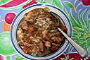 Gumbo - Cajun style! Chicken, shrimp, and sausage with a pork roux.