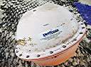 New treasure from the sea. A MetOcean iSphere. Used for tracking oil spills. That "DO NOT TAMPER WITH" means "OPEN ME NOW"! http://www.metocean.com/ProdCat.aspx?CatId=1&SubCatId=5&ProdId=2
