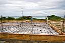 Foundation complete - floor ready for casting.