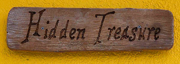 Hidden Treasure Name Plate