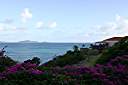 View from the Pugliese's, Tortola. Tip of Cooper Island and Salt Island in the distance.