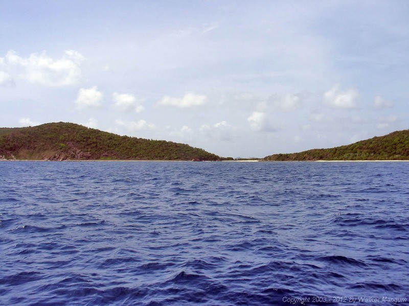 Panorama of Scrub and Camanoe Island