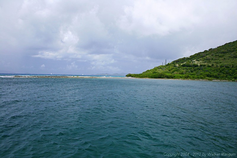 Panorama of Brandywine Bay, Tortola.